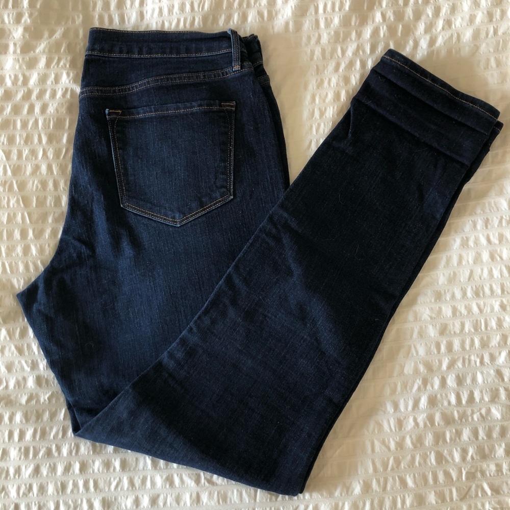 Old Navy Curvy Mid-Rise Skinny Jeans 12 Long